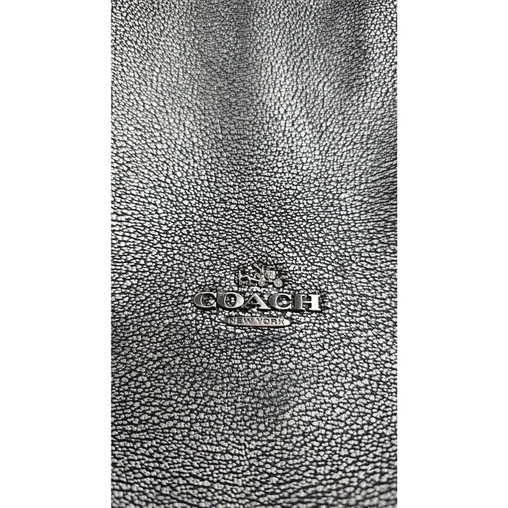 Coach 87399 Edie 31‎ Metallic Leather Shoulder Bag